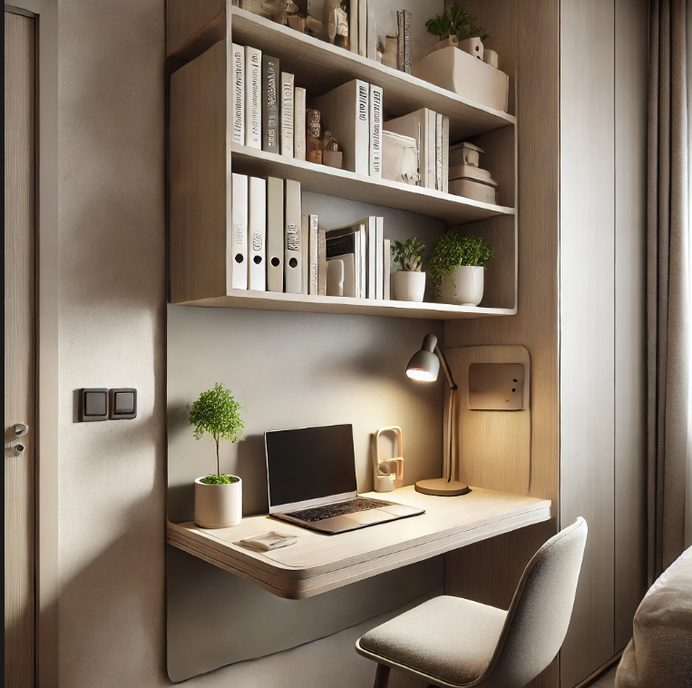 1. Wall-Mounted Study Tables: Perfect for Tiny Spaces
