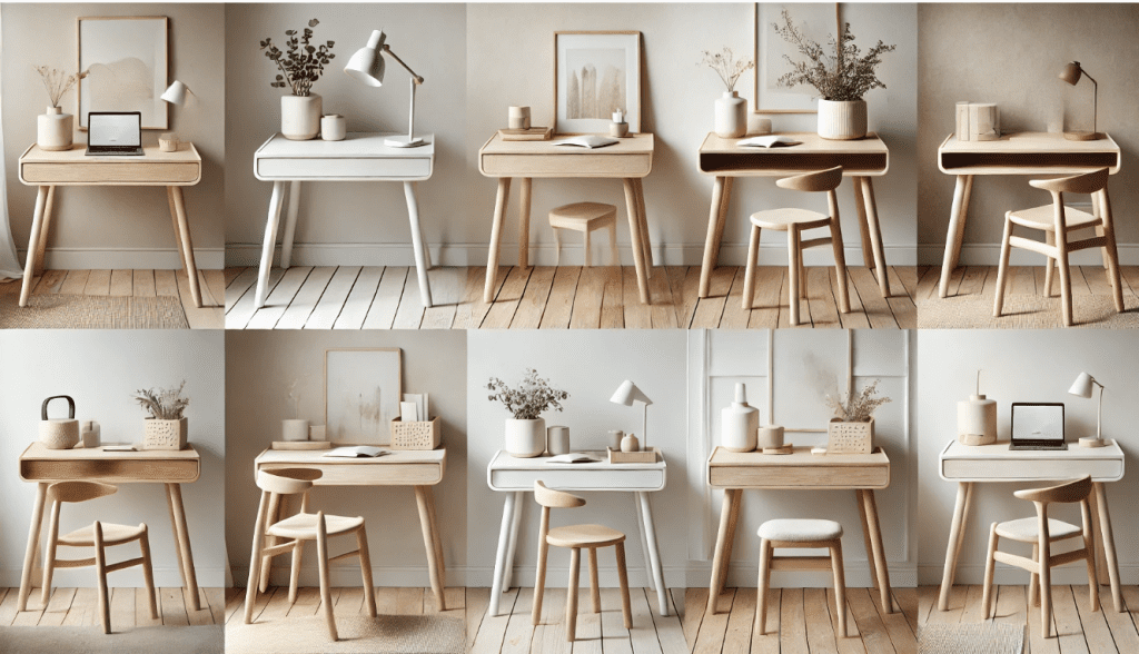 Minimalist Scandinavian-Inspired Tables